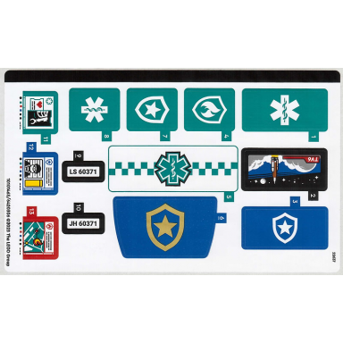 sticker sheet for set 60371 - 10101463 6420306