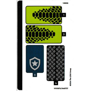 sticker sheet for set 60415 - 10105876 6465727