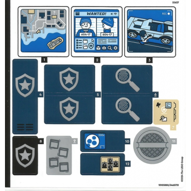 sticker sheet for set 60418 - 10105880 6465731