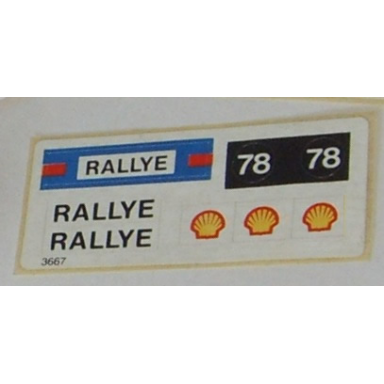 sticker sheet for set 619 - 3667