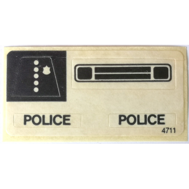 sticker sheet for set 621-1 - 4711