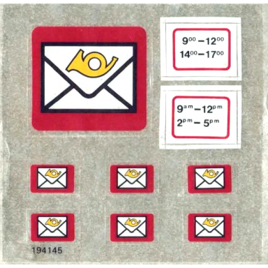 sticker sheet for set 6362 - 194145