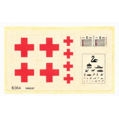 sticker sheet for set 6364 sheet 1 - 199027