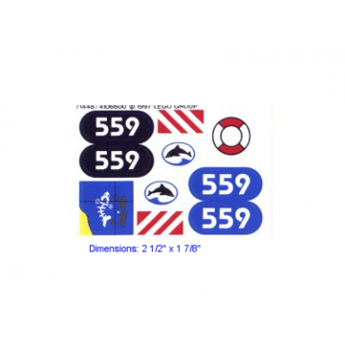 sticker sheet for set 6559 - sheet 1 71448 4106600