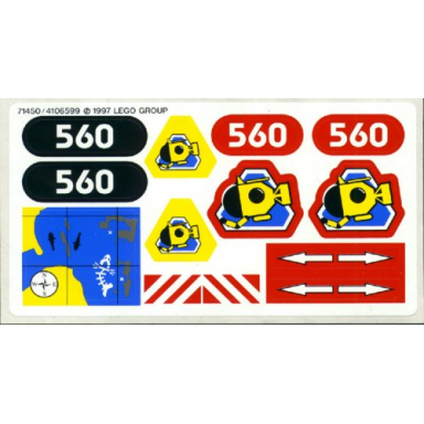 sticker sheet for set 6560 sheet 1 - 71450 4106599