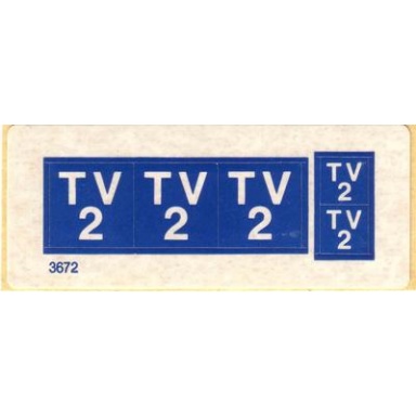 sticker sheet for set 664 - 3672