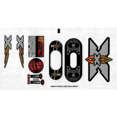 sticker sheet for set 6740 - 43664 4173456