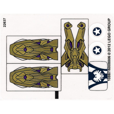 sticker sheet for set 6865 - 10867 6008006