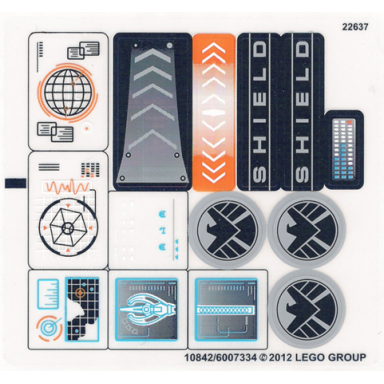 sticker sheet for set 6868 - 10842 6007334