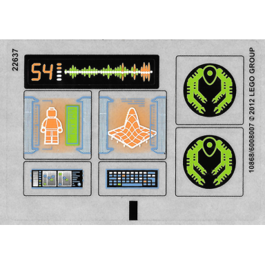 sticker sheet for set 6873 - 10868 6008007