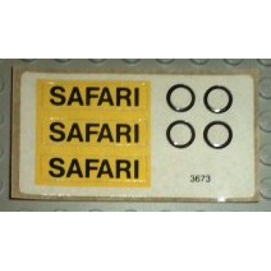 sticker sheet for set 699-1 - 3673