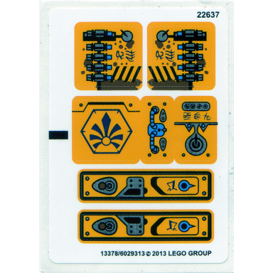 sticker sheet for set 70002 - 13378 6029313