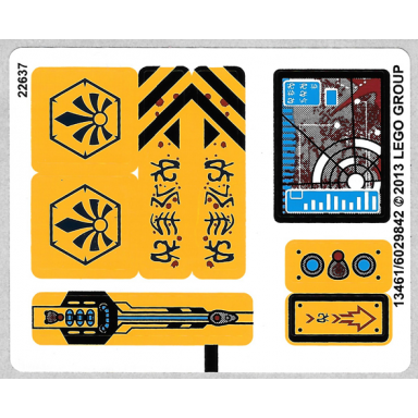 sticker sheet for set 70005 - 13461 6029842