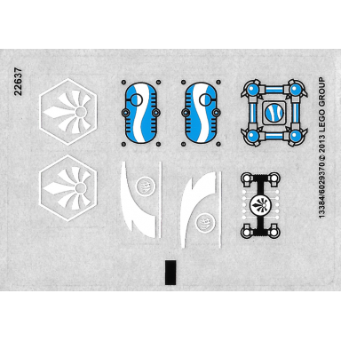 sticker sheet for set 70013 - 13384 6029370