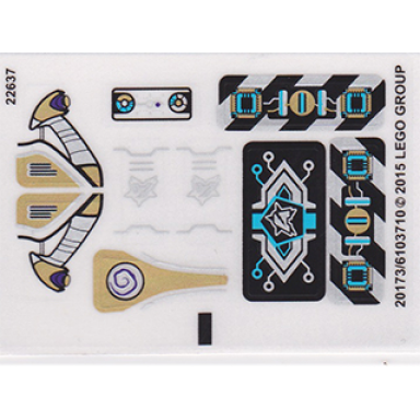 sticker sheet for set 70167 - international version - 20173 6103710