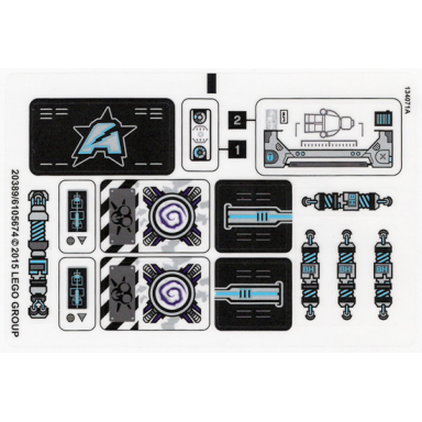 sticker sheet for set 70169 - north american version - 20389 6105674