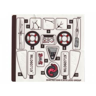 sticker sheet for set 70419 - 60467 6273248