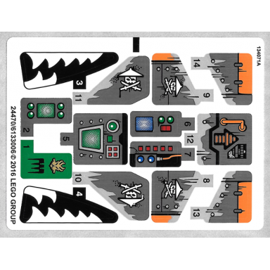 sticker sheet for set 70601 - north american version - 24470 6133006