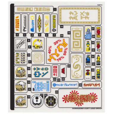 sticker sheet for set 70620 sheet 2 - 35364 6202601