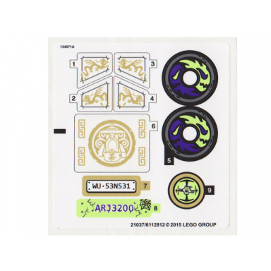 sticker sheet for set 70734 - 21037 6112812