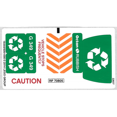 sticker sheet for set 70805 - 16444 6061090