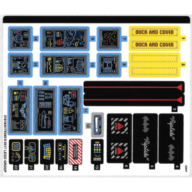 sticker sheet for set 70909 - 31818 6179380
