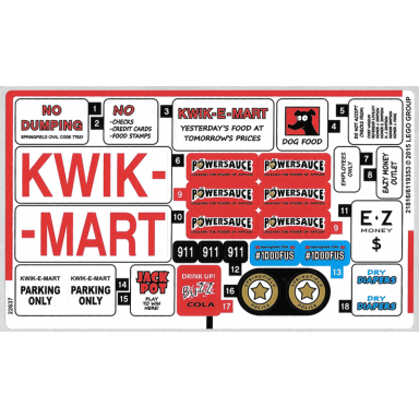 sticker sheet for set 71016 - sheet 1 21816 6119353