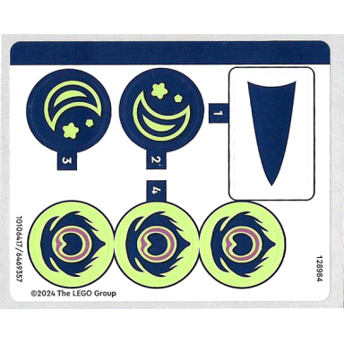sticker sheet for set 71476 - 10106417 6469357