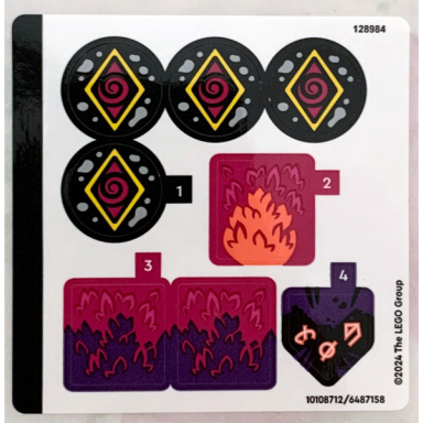 sticker sheet for set 71483 - 10108712 6487158