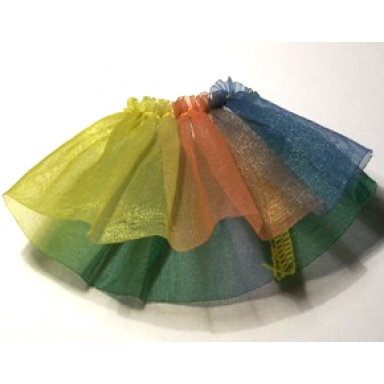 scala clothes female skirt with rainbow pattern