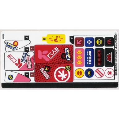 sticker sheet for set 71707 - 66646 6289130