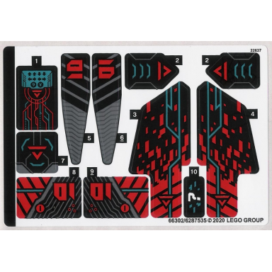 sticker sheet for set 71713 - 66302 6287535