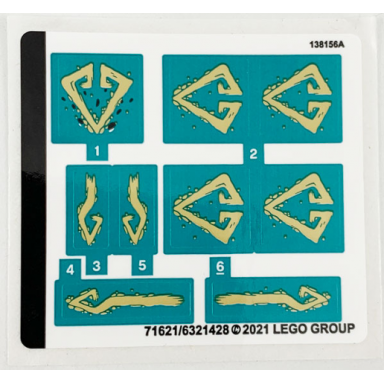 sticker sheet for set 71746 - 71621 6321428