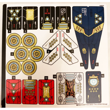 sticker sheet for set 71765 - 82139 6369778