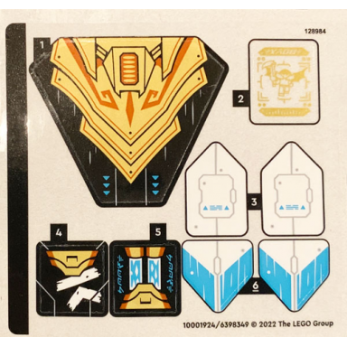 sticker sheet for set 71770 - 10001924 6398349