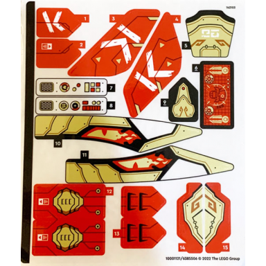 sticker sheet for set 71773 - 10001121 6385506