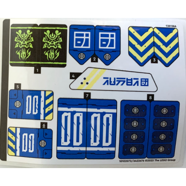 sticker sheet for set 71785 - 10102072 6422676