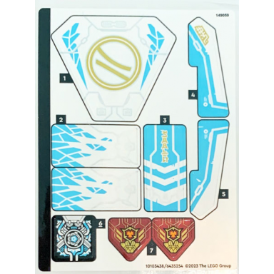 sticker sheet for set 71791 - 10103438 6435254