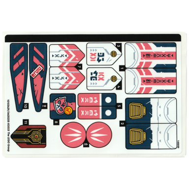sticker sheet for set 71792 - 10103439 6435255