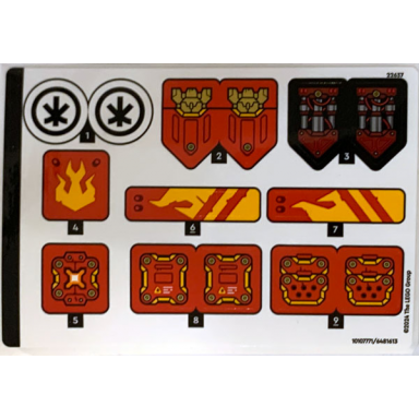 sticker sheet for set 71812 - 10107771 6481613
