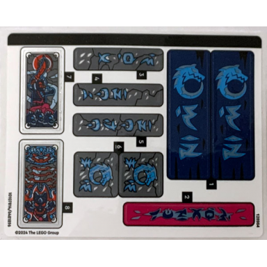 sticker sheet for set 71813 - 10107814 6481896