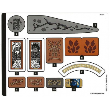 sticker sheet for set 71814 - 10108440 6484994