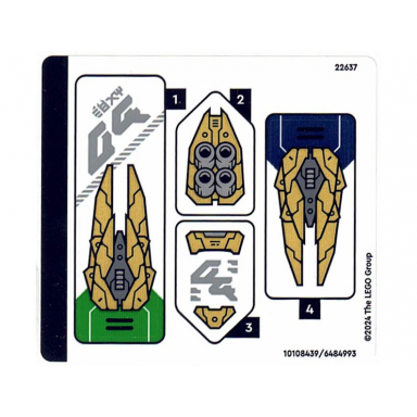 sticker sheet for set 71820 - 10108439 6484993