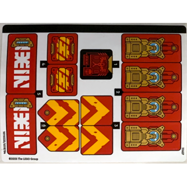 sticker sheet for set 71830 - 10110235 6518784