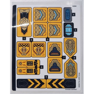 sticker sheet for set 71833 - 10110287 6519445