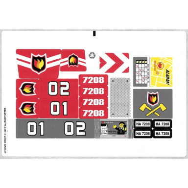 sticker sheet for set 7208 - 89440 4578175