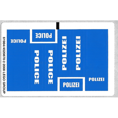 sticker sheet for set 7236-2 - 61984 4520878