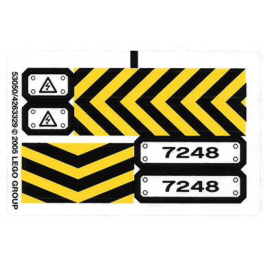 sticker sheet for set 7248 - solid color background version - 53050 4263329