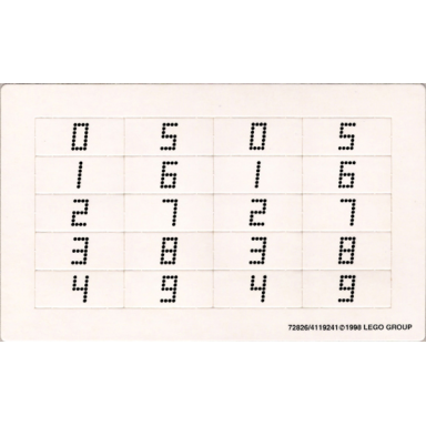 paper scoreboard numbers - 72826 4119241