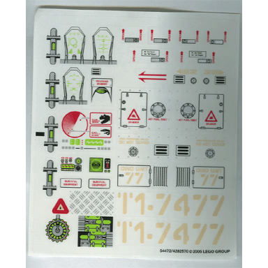 sticker sheet for set 7477 - 54472 4282570